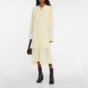 NWOT Acne Light Yellow Layered Dress